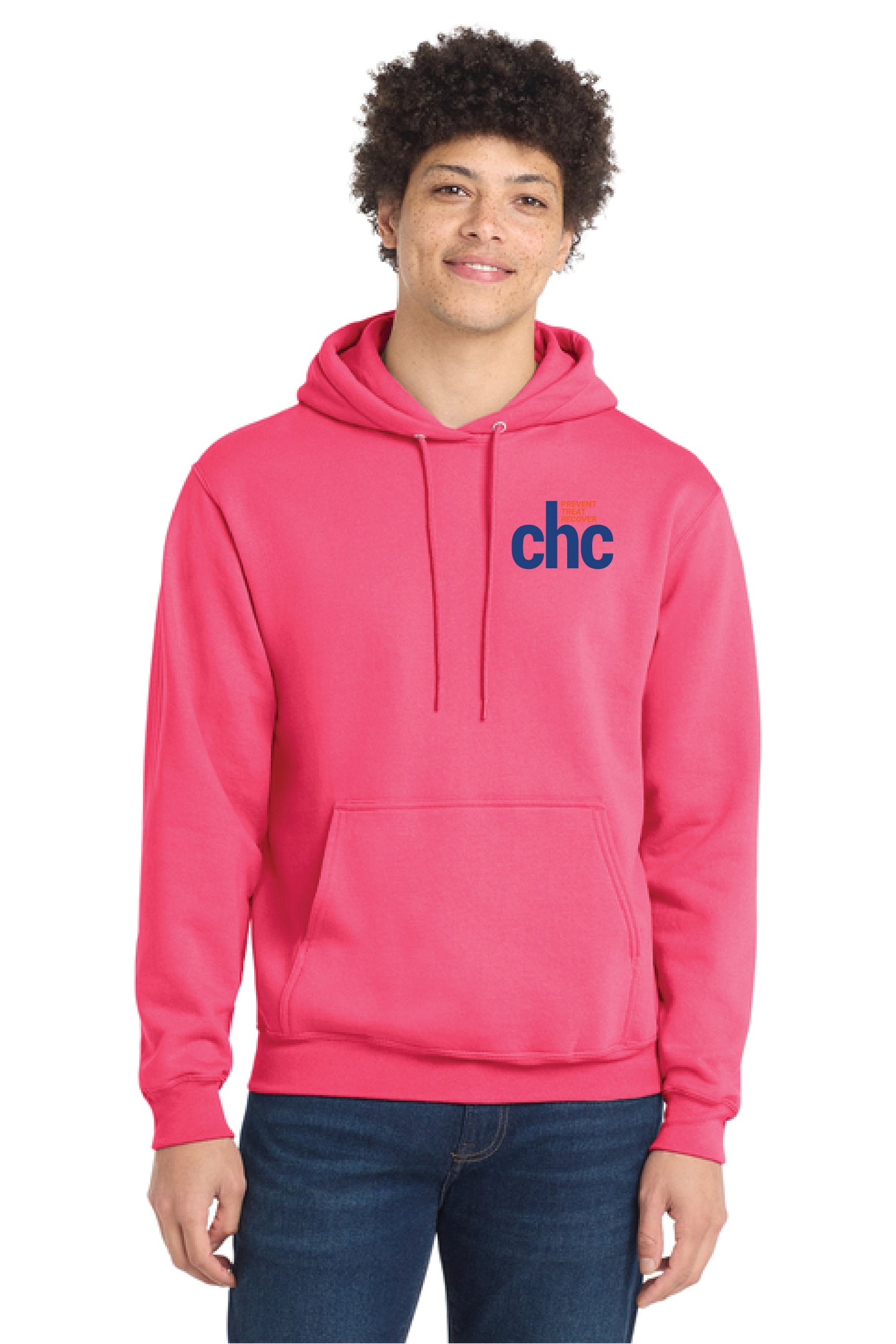 PC78H Port & Co™ Core Fleece Pullover Hooded Sweatshirt SP CHC-10