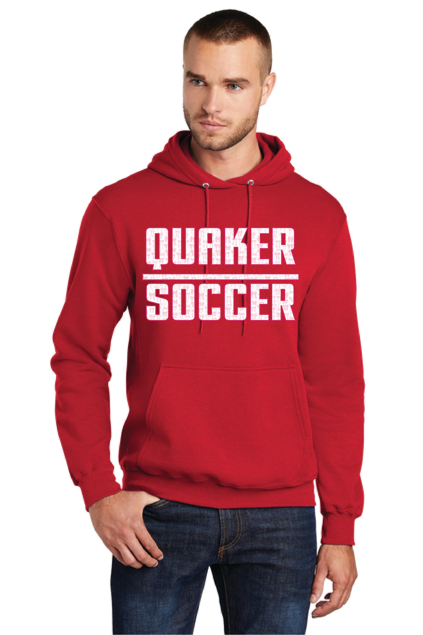 SALEM QUAKERS SOCCER PC78H Port & Company® Core Fleece Pullover Hooded Sweatshirt 9
