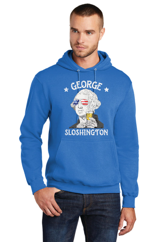 GEORGE SLOSHINGTON PC78H Port & Company® Core Fleece Pullover Hooded Sweatshirt 15