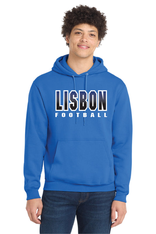 LISBON FOOTBALL PC78H Port & Company® Core Fleece Pullover Hooded Sweatshirt 2