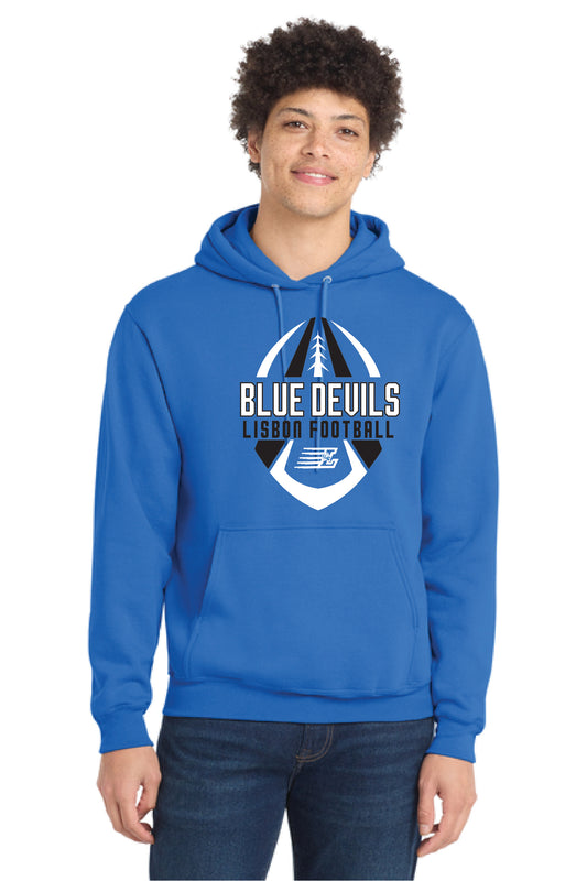 LISBON FOOTBALL PC78H Port & Company® Core Fleece Pullover Hooded Sweatshirt 6