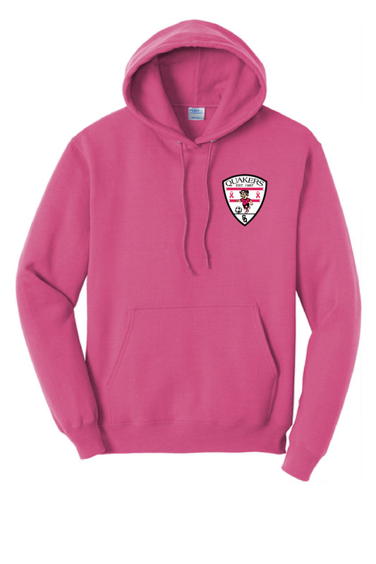 BOYS QUAKERS KICK FOR THE CURE SOCCER PC78H Port & Company® Core Fleece Pullover Hooded Sweatshirt 21