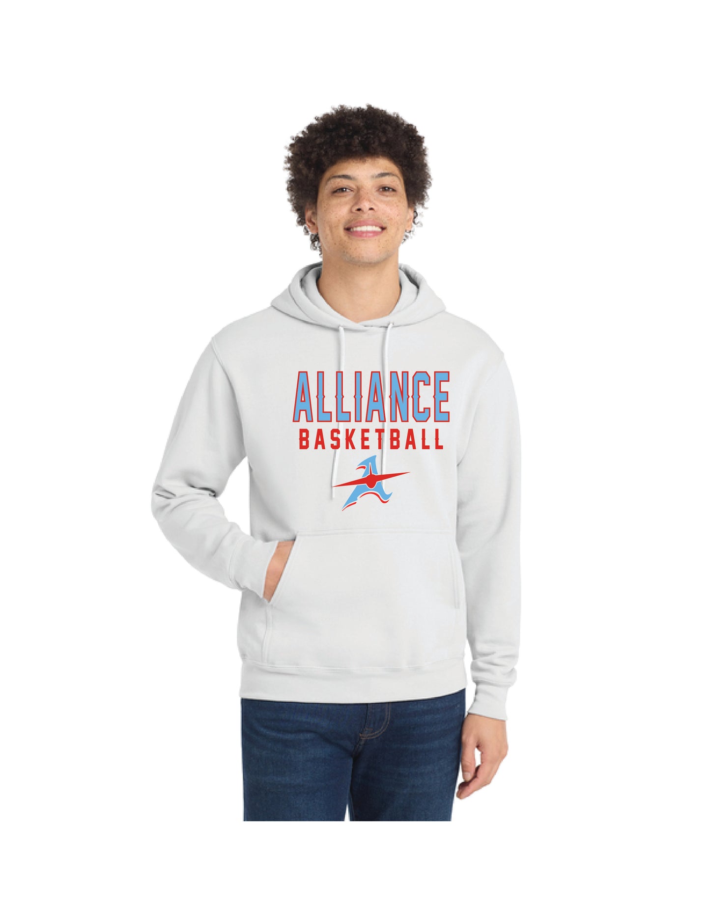 ALLIANCE AVIATORS Basketball PC78H Port & Company® Core Fleece Pullover Hooded Sweatshirt 14