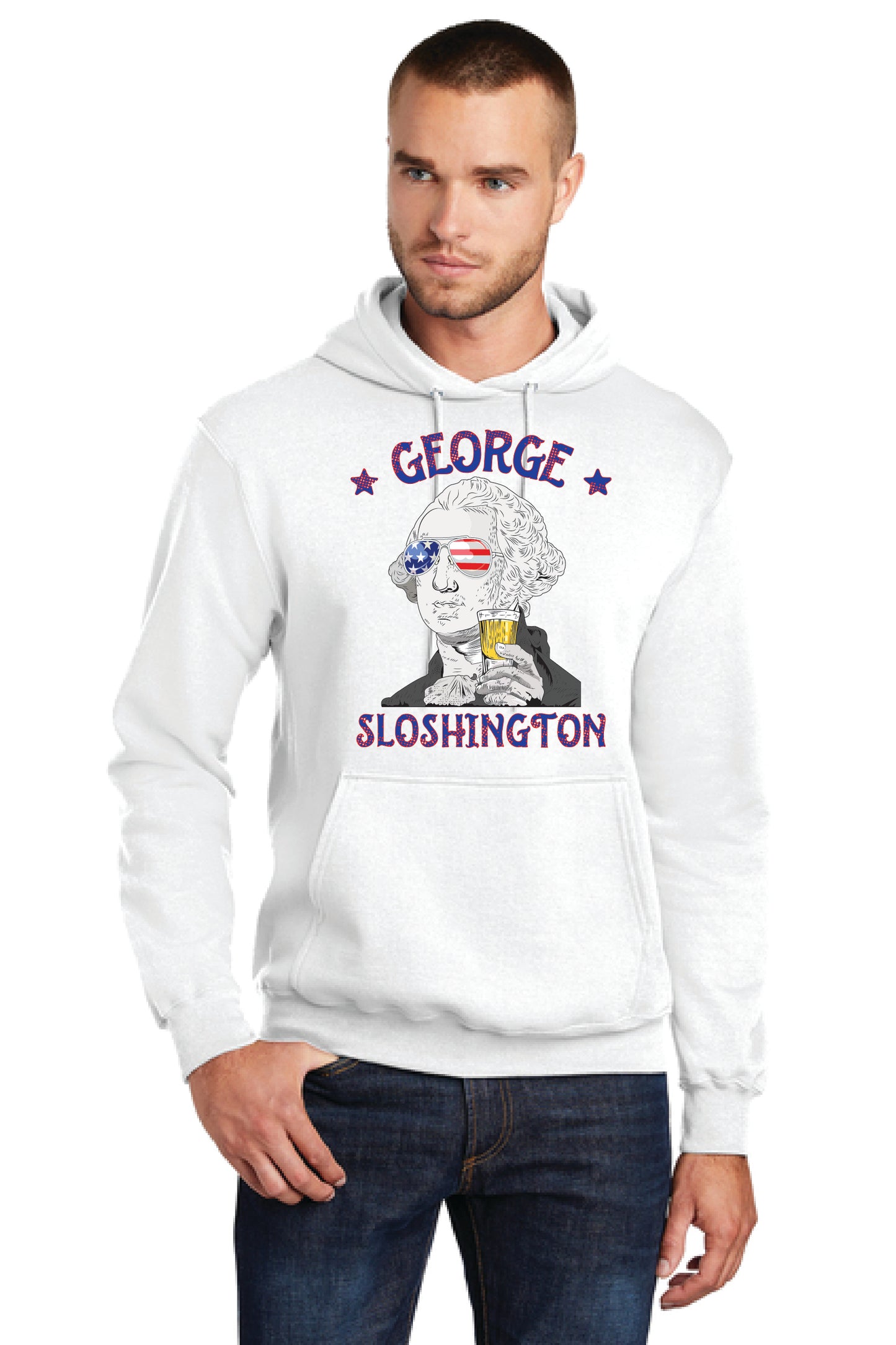 GEORGE SLOSHINGTON PC78H Port & Company® Core Fleece Pullover Hooded Sweatshirt 15