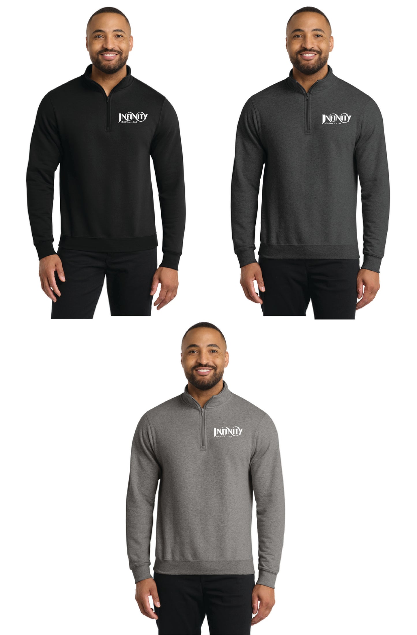 Port & Co™ Core Fleece 1/4-Zip Pullover Sweatshirt PC78Q