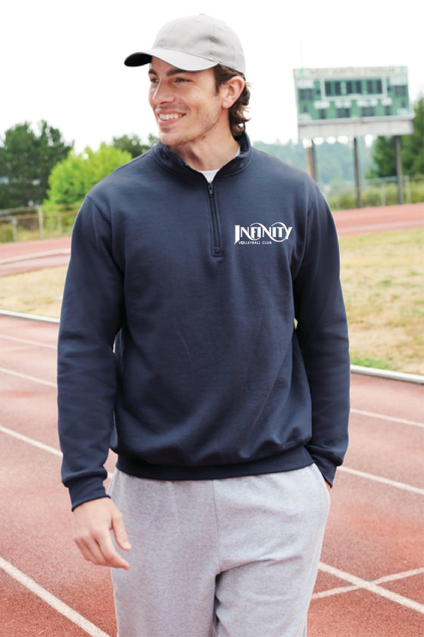 Port & Co™ Core Fleece 1/4-Zip Pullover Sweatshirt PC78Q