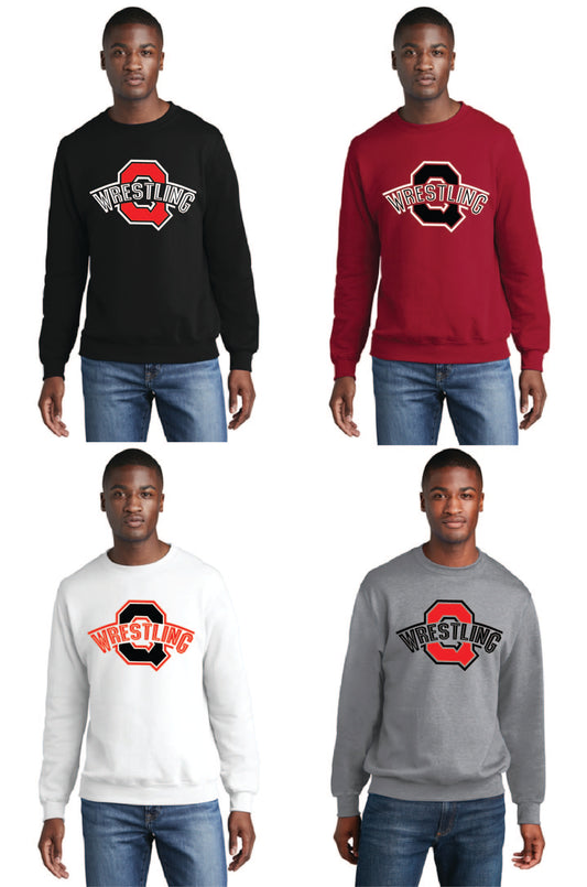 SALEM QUAKERS WRESTLING PC78 Port & Company® Core Fleece Crewneck Sweatshirt 16