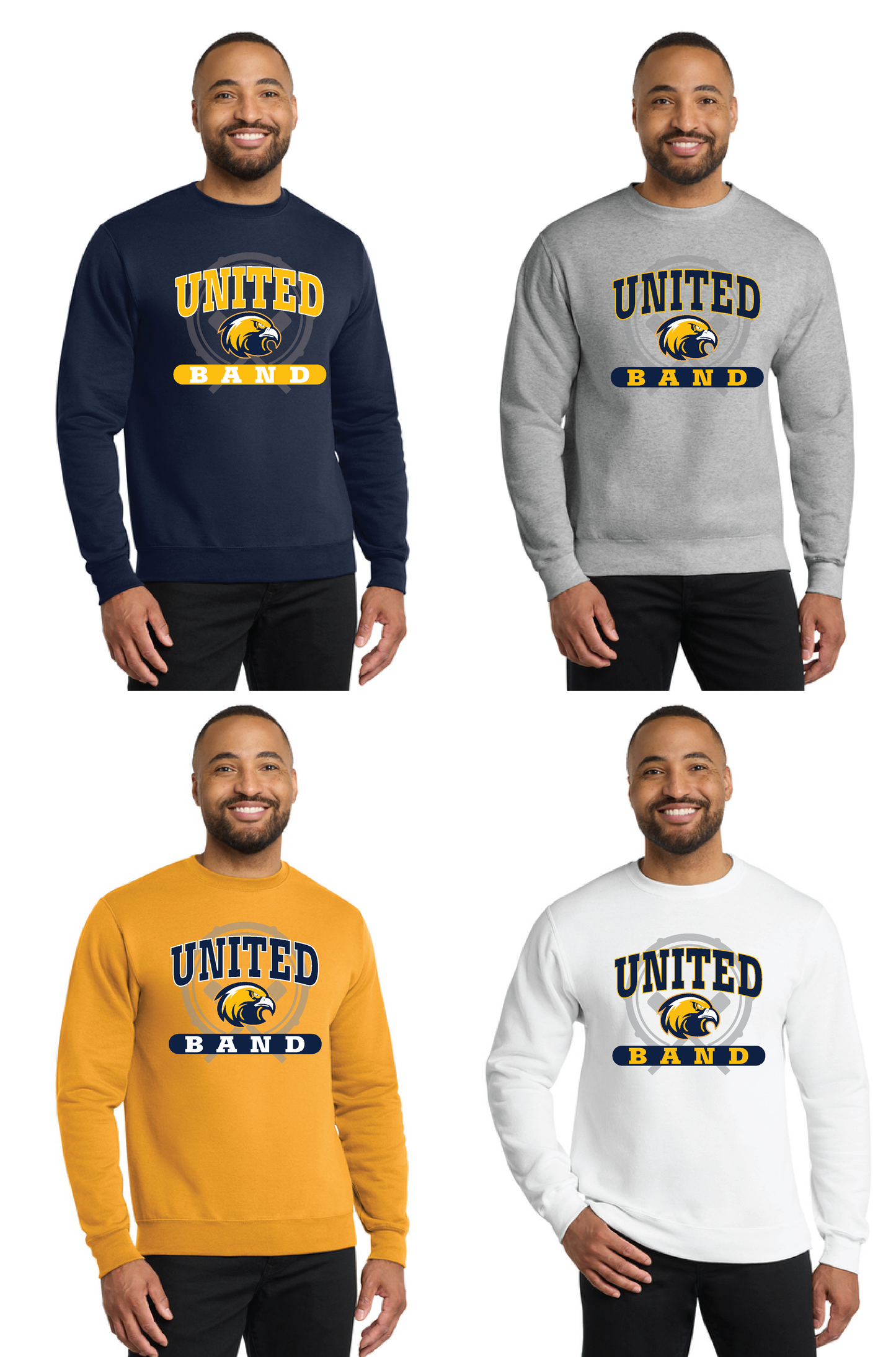 UNITED EAGLES BAND Port & Company® Core Fleece Crewneck Sweatshirt 9
