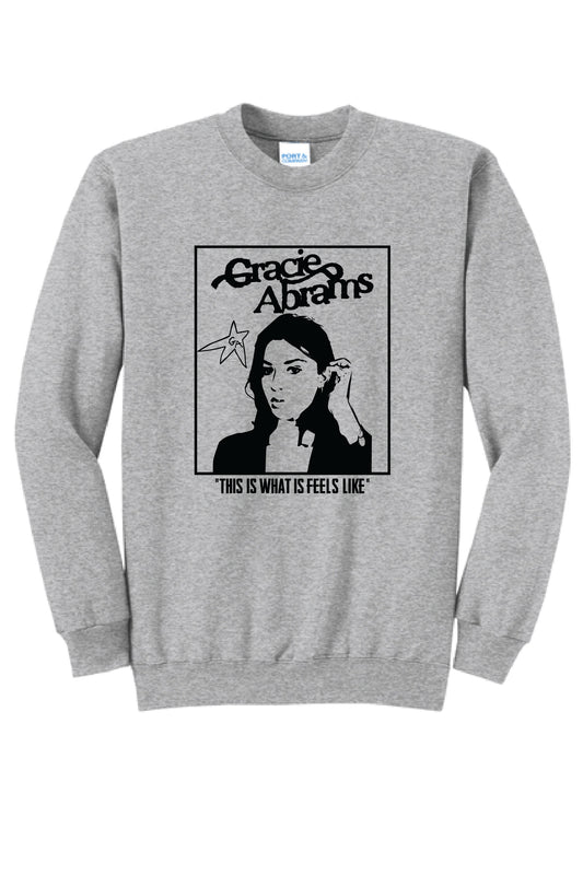 GRACIE THIS IS WHAT IT FEELS LIKE PC78 Port & Company® Core Fleece Crewneck Sweatshirt KK-7
