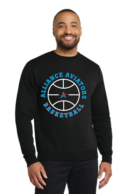ALLIANCE AVIATORS Basketball PC78 Port & Company® Core Fleece Crewneck Sweatshirt 9