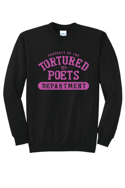 TORTURED POETS PC78 Port & Company® Core Fleece Crewneck Sweatshirt KK-18