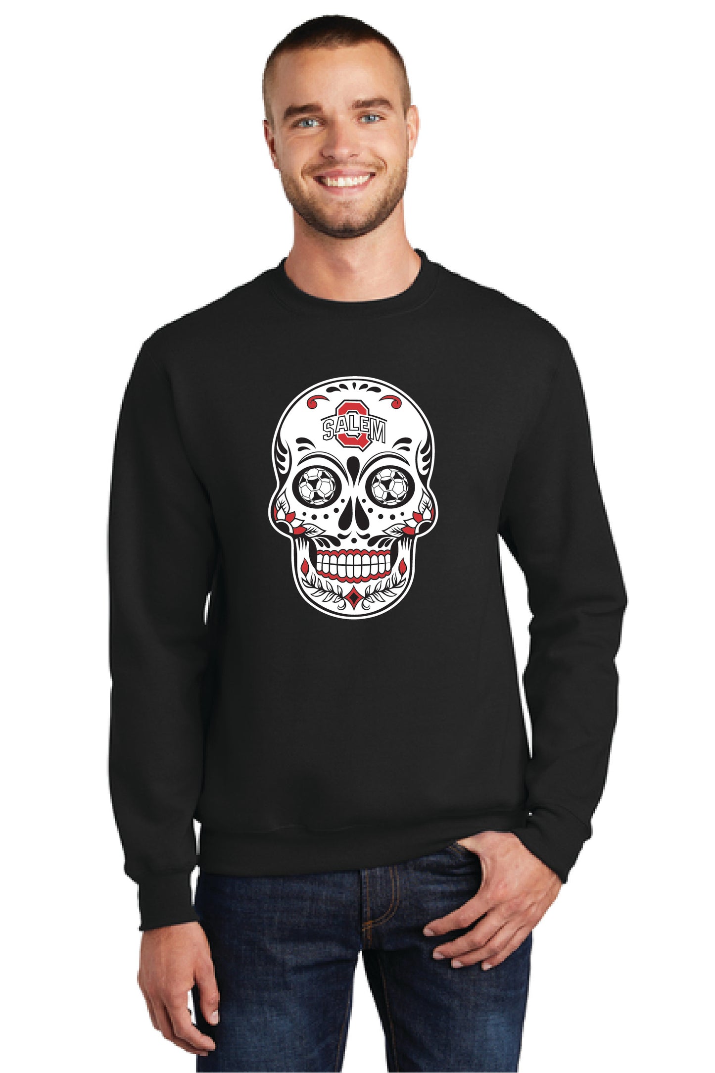 SALEM QUAKERS SOCCER Port & Company® Core Fleece Crewneck Sweatshirt 2