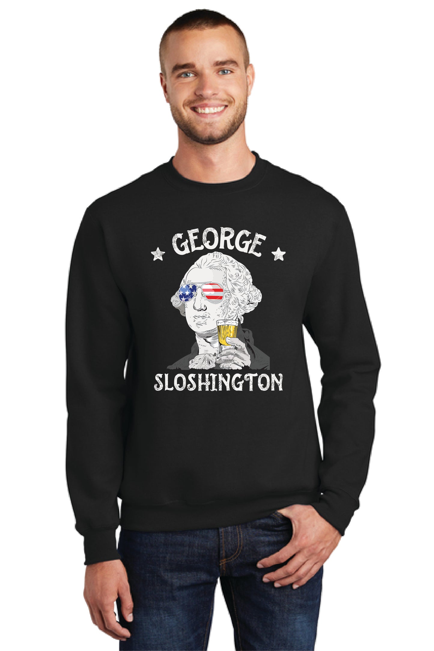 GEORGE SLOSHINGTON Port & Company® Core Fleece Crewneck Sweatshirt 15