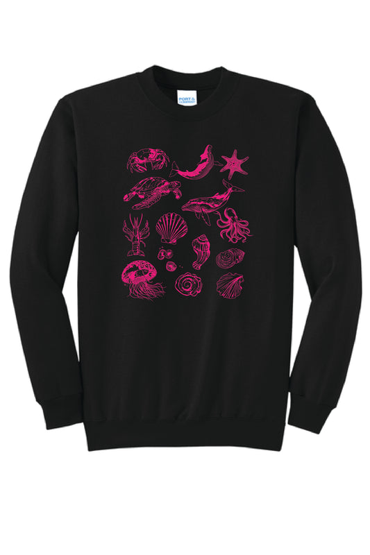 THE SEA PC78 Port & Company® Core Fleece Crewneck Sweatshirt KK-17