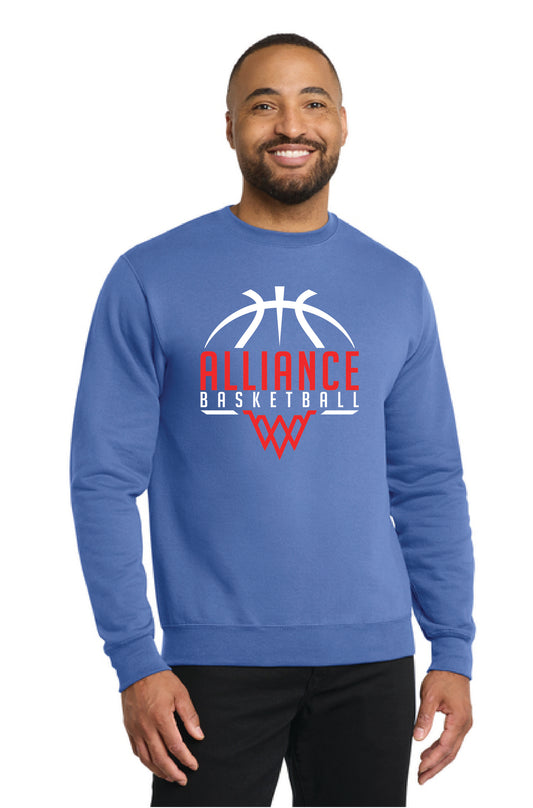 ALLIANCE AVIATORS Basketball PC78 Port & Company® Core Fleece Crewneck Sweatshirt 6