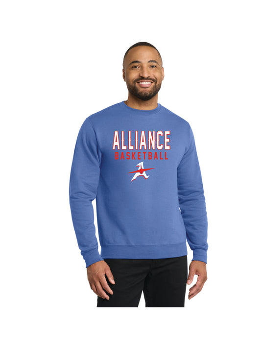 ALLIANCE AVIATORS Basketball PC78 Port & Company® Core Fleece Crewneck Sweatshirt 14
