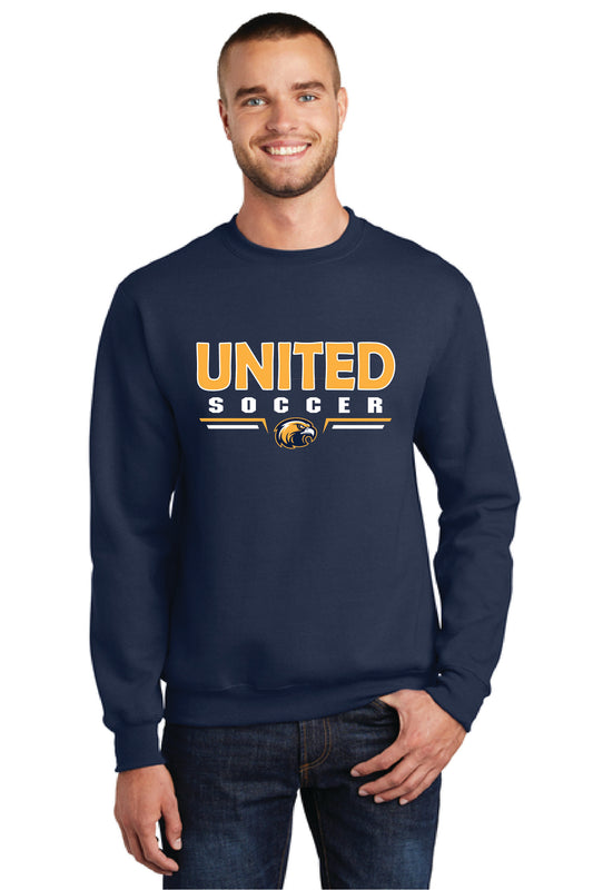UNITED EAGLES SOCCER Port & Company® Core Fleece Crewneck Sweatshirt 1