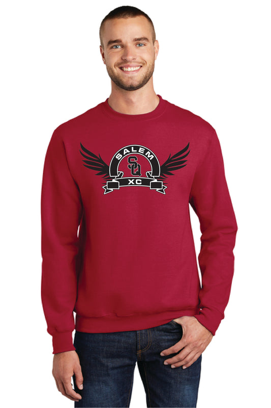 SALEM QUAKERS CROSS COUNTRY PC78 Port & Company® Core Fleece Crewneck Sweatshirt 4