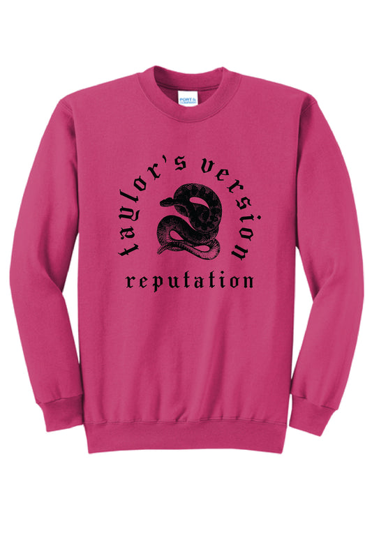 TAYLORS VERSION REPUTATION PC78 Port & Company® Core Fleece Crewneck Sweatshirt KK-19