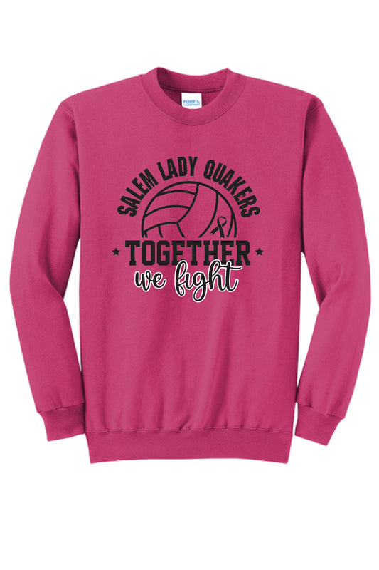 SALEM QUAKERS VOLLEYBALL Port & Company® Core Fleece Crewneck Sweatshirt 10