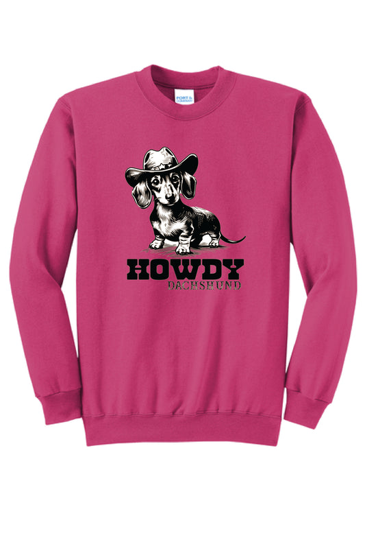 HOWDY PC78 Port & Company® Core Fleece Crewneck Sweatshirt KK-6