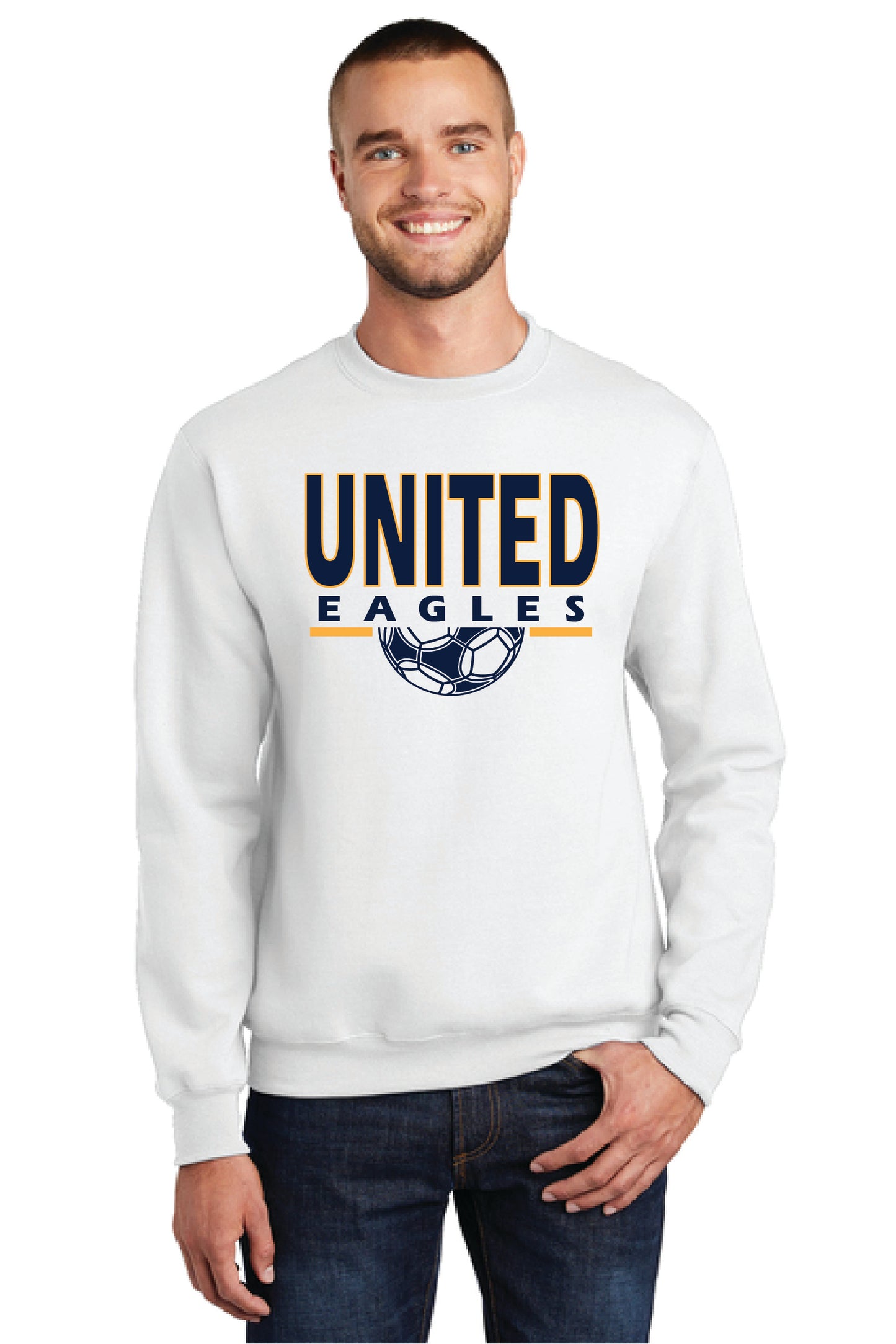 UNITED EAGLES SOCCER Port & Company® Core Fleece Crewneck Sweatshirt 2