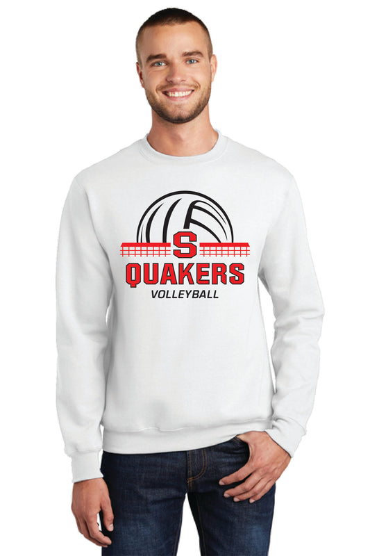 SALEM QUAKERS VOLLEYBALL Port & Company® Core Fleece Crewneck Sweatshirt 3