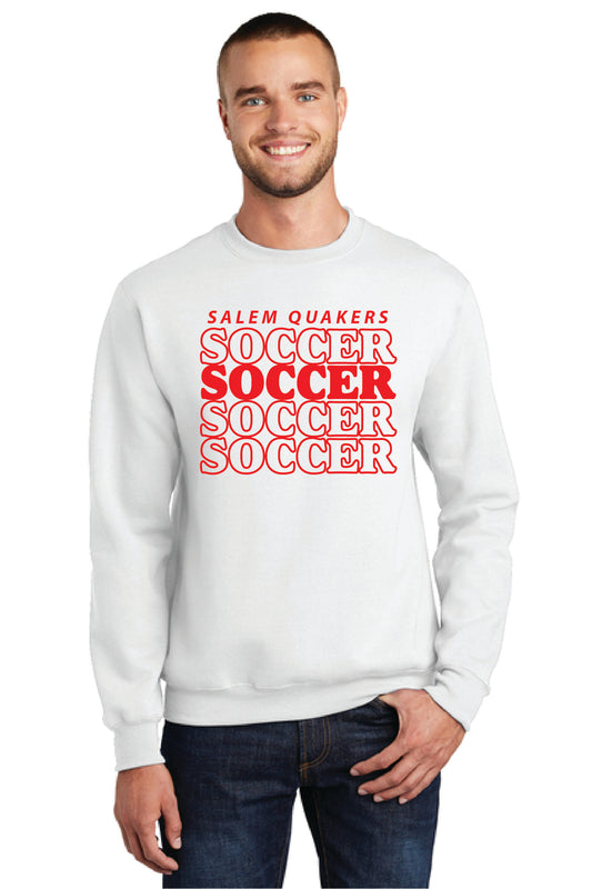 SALEM QUAKERS SOCCER Port & Company® Core Fleece Crewneck Sweatshirt 6