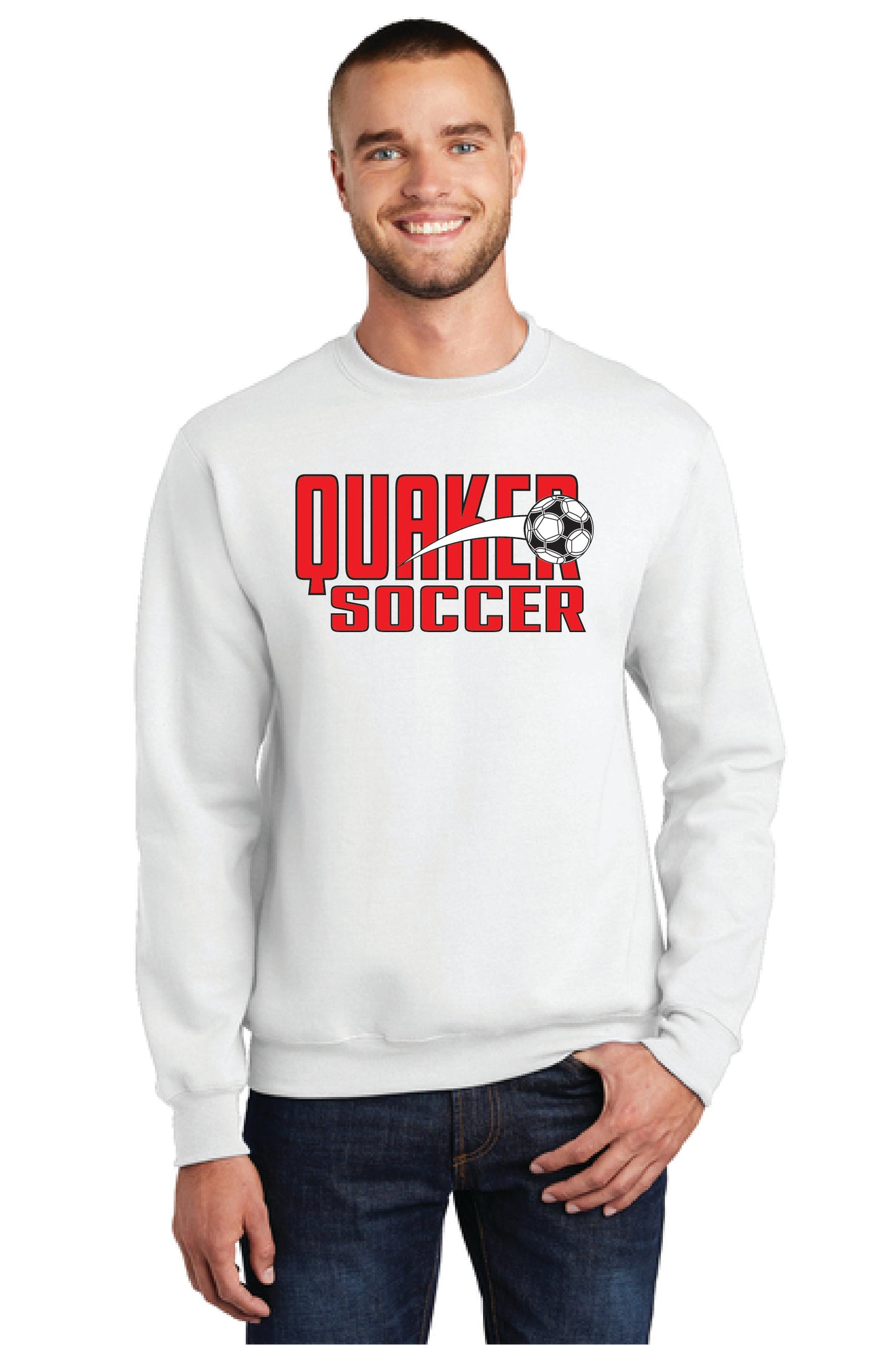 SALEM QUAKERS SOCCER Port & Company® Core Fleece Crewneck Sweatshirt 4