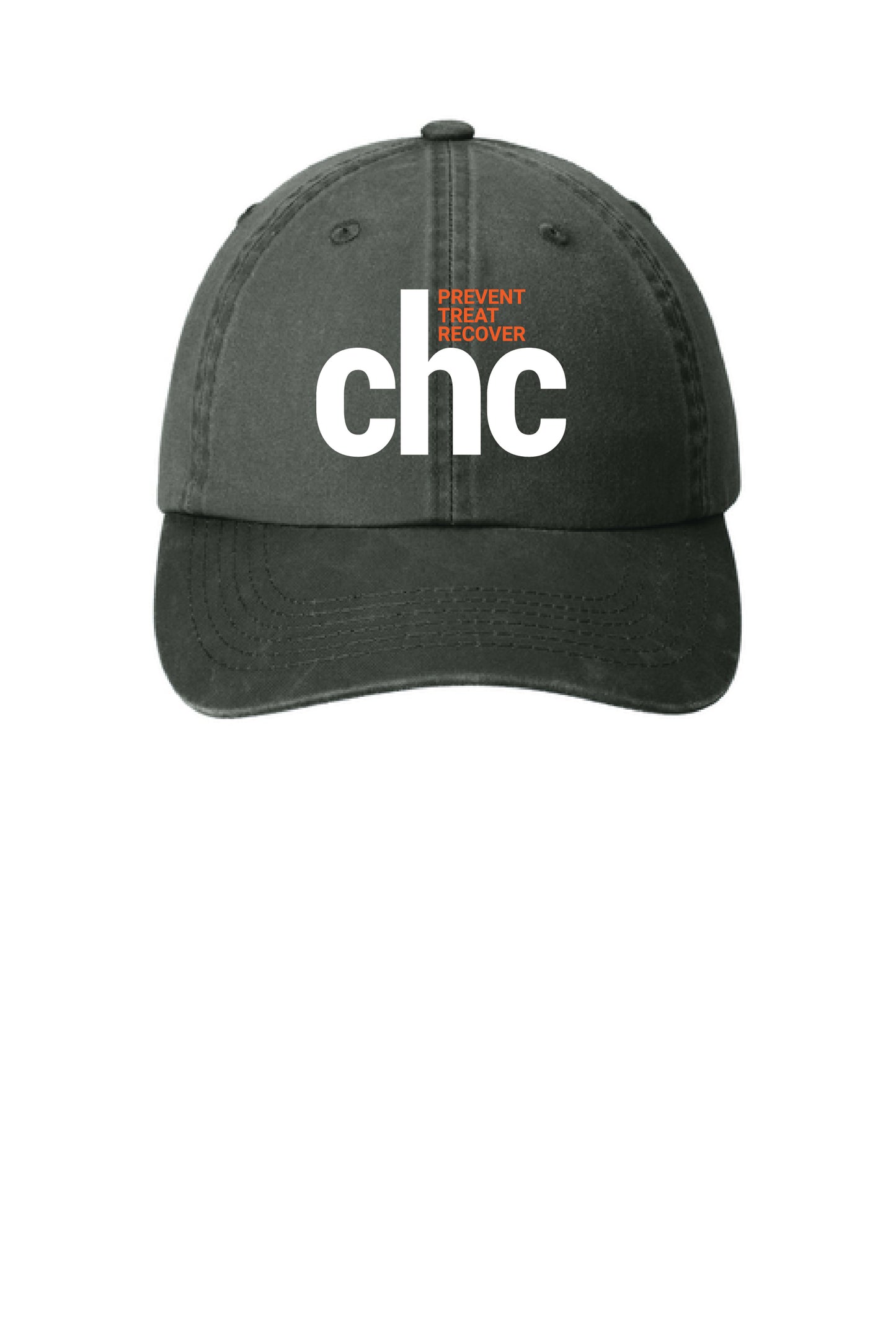 PWU Port Authority® Garment Washed Cap EMB CHC-38