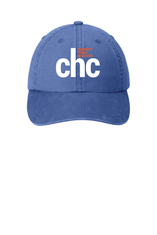PWU Port Authority® Garment Washed Cap EMB CHC-38