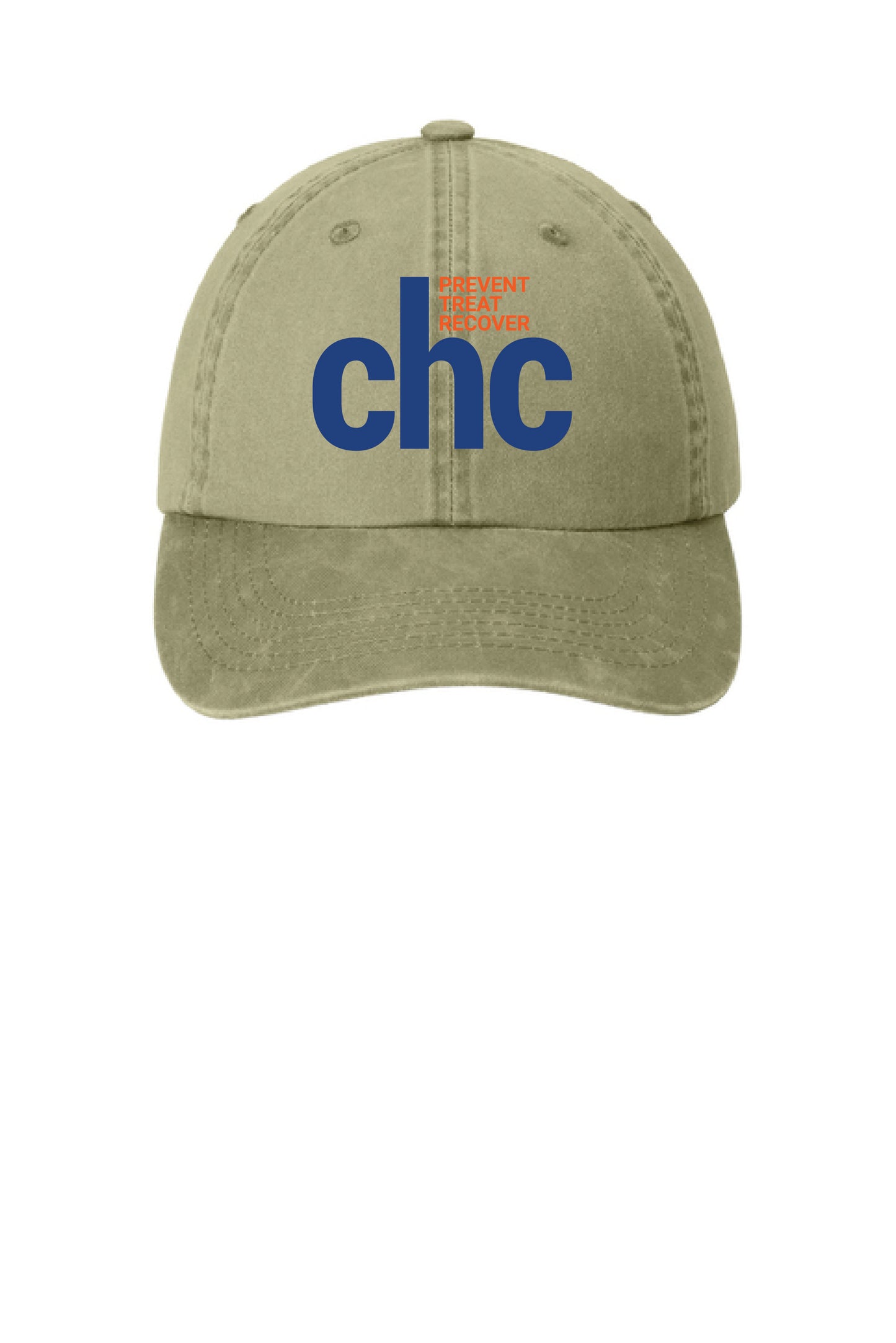 PWU Port Authority® Garment Washed Cap EMB CHC-38