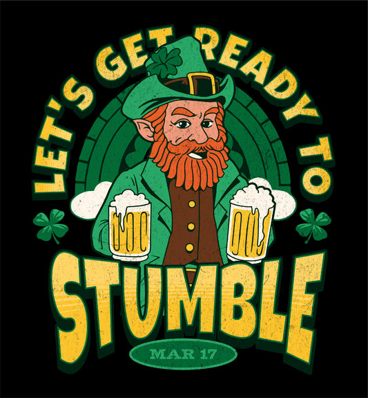 LETS GET READY TO STUMBLE Port & Company® Long Sleeve Core Cotton Tee 6