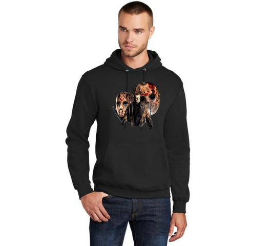 HALLOWEEN PC78H Port & Company® Core Fleece Pullover Hooded Sweatshirt HW-46