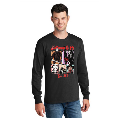 HALLOWEEN PC55LS Port & Company® Long Sleeve Core Cotton Tee HW-49