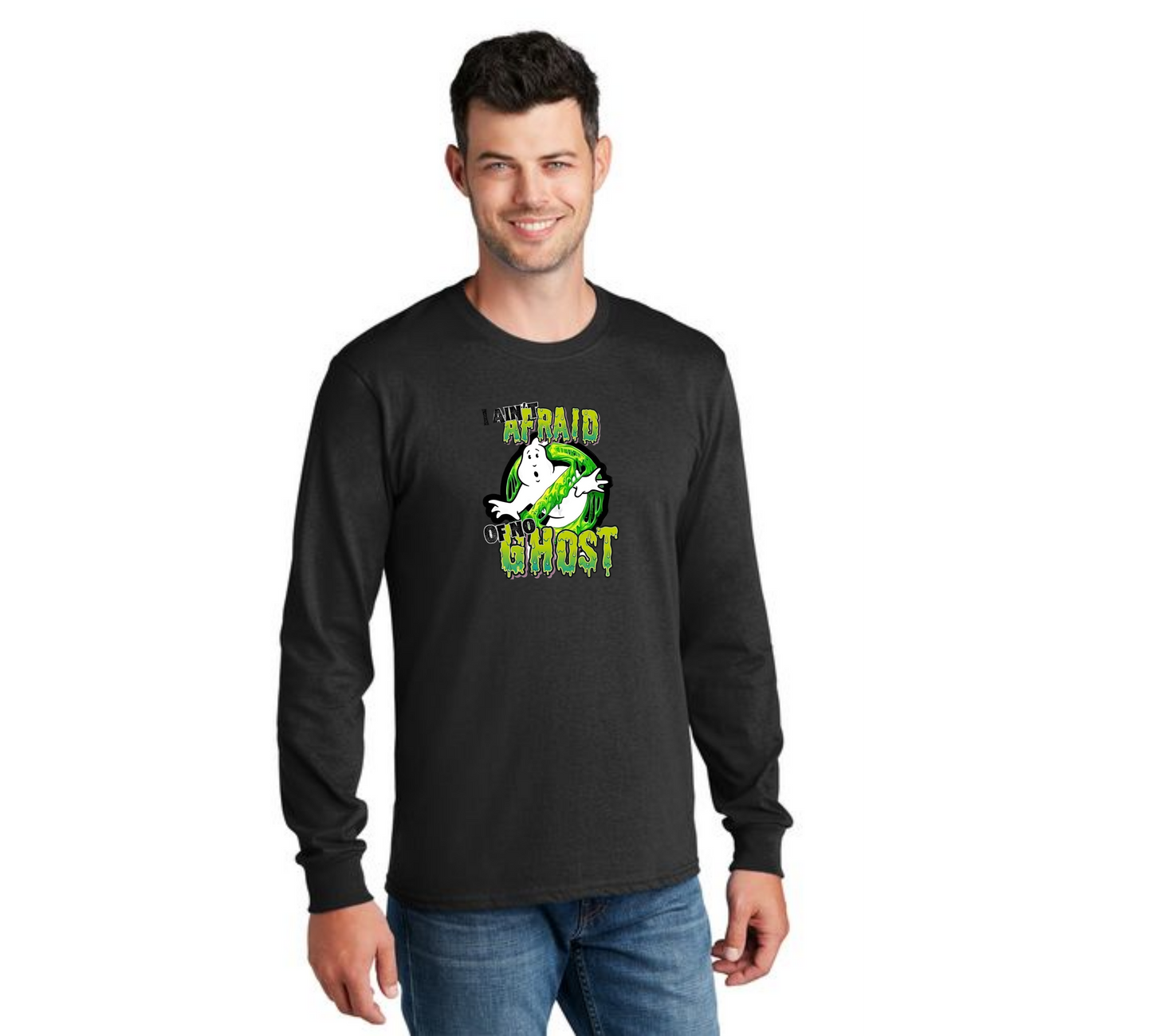 HALLOWEEN PC55LS Port & Company® Long Sleeve Core Cotton Tee HW-57