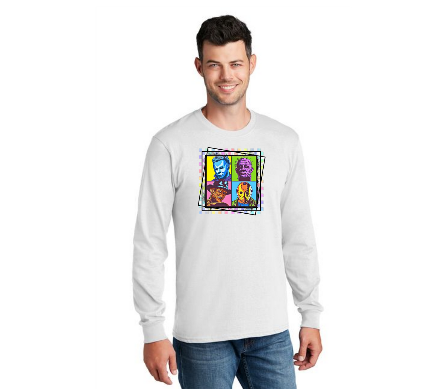 HALLOWEEN PC55LS Port & Company® Long Sleeve Core Cotton Tee HW-58