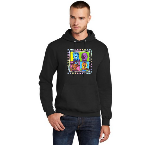 HALLOWEEN PC78H Port & Company® Core Fleece Pullover Hooded Sweatshirt HW-58