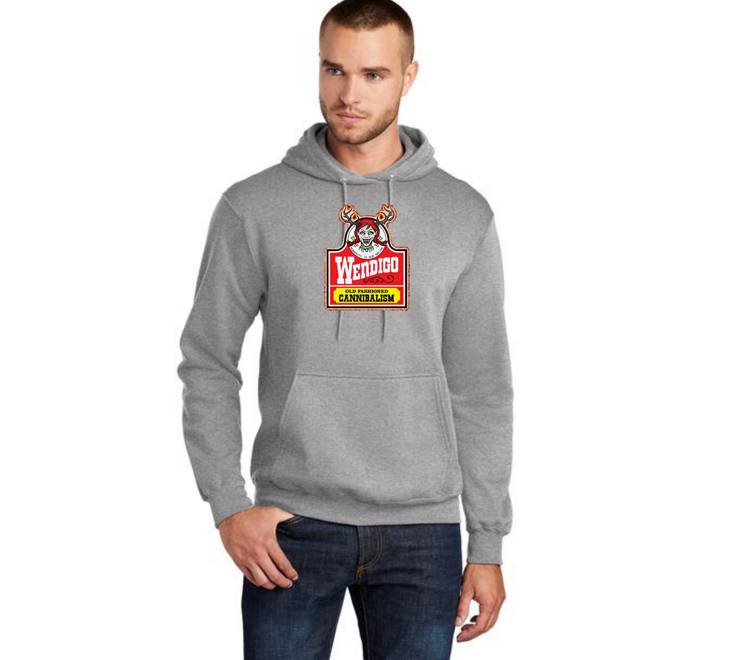 HALLOWEEN PC78H Port & Company® Core Fleece Pullover Hooded Sweatshirt HW-59