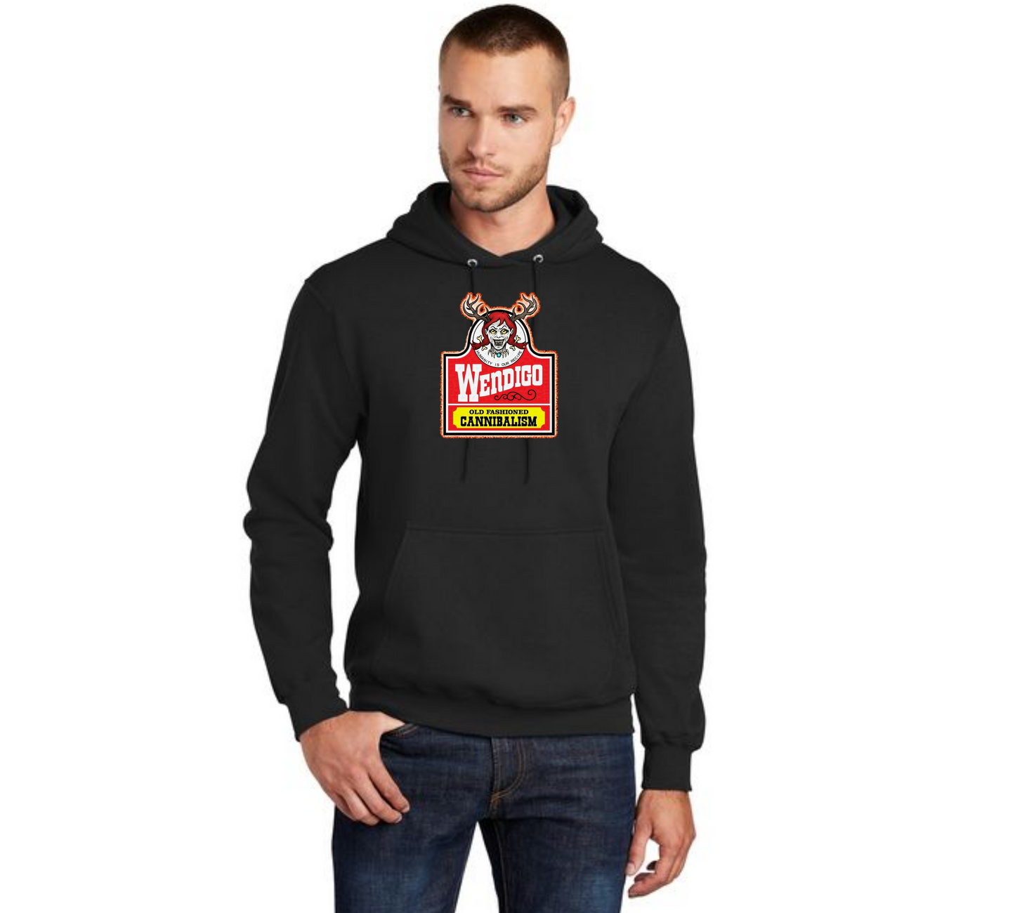 HALLOWEEN PC78H Port & Company® Core Fleece Pullover Hooded Sweatshirt HW-59