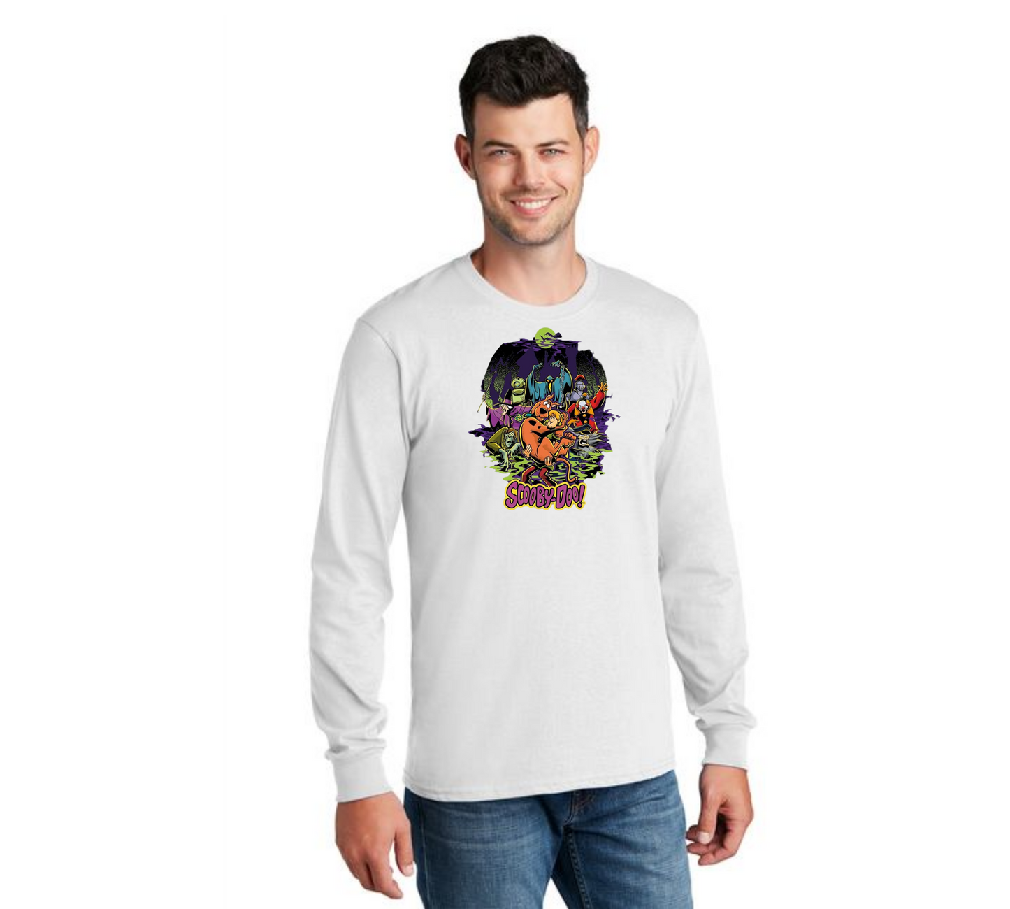 HALLOWEEN PC55LS Port & Company® Long Sleeve Core Cotton Tee HW-60