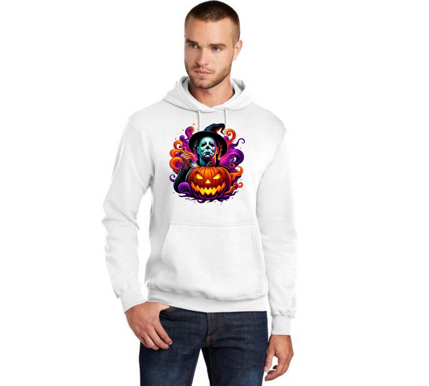 HALLOWEEN PC78H Port & Company® Core Fleece Pullover Hooded Sweatshirt HW-63
