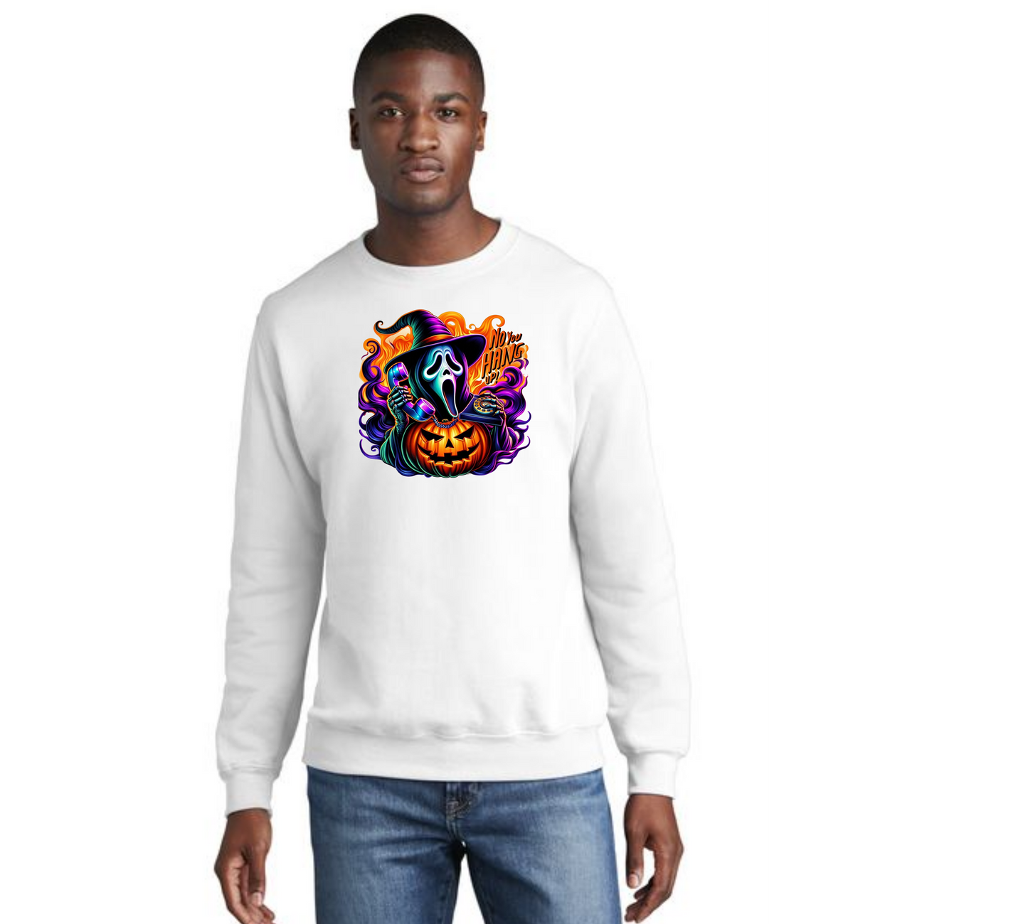 HALLOWEEN Port & Company® Core Fleece Crewneck Sweatshirt HW-64