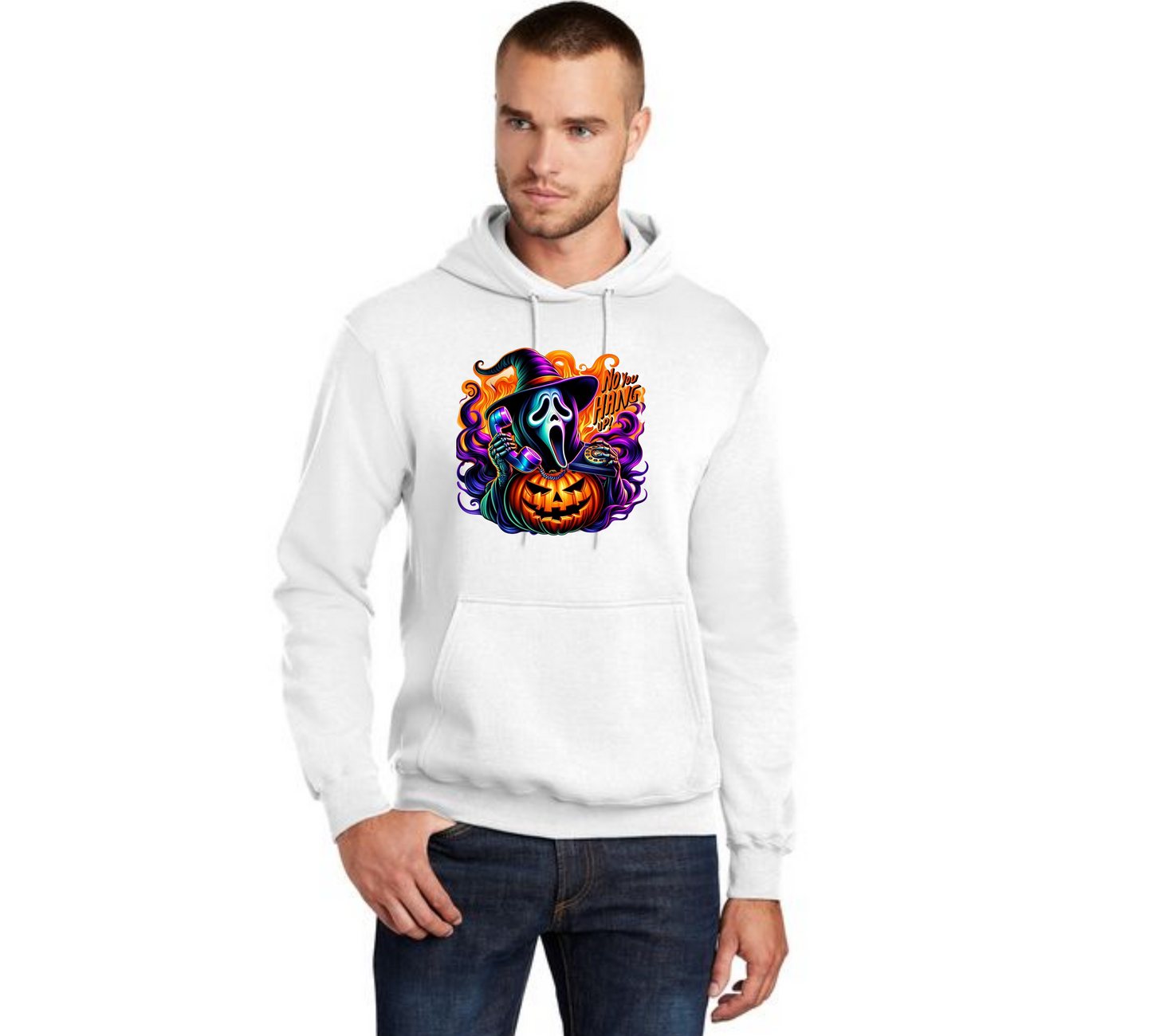 HALLOWEEN PC78H Port & Company® Core Fleece Pullover Hooded Sweatshirt HW-64