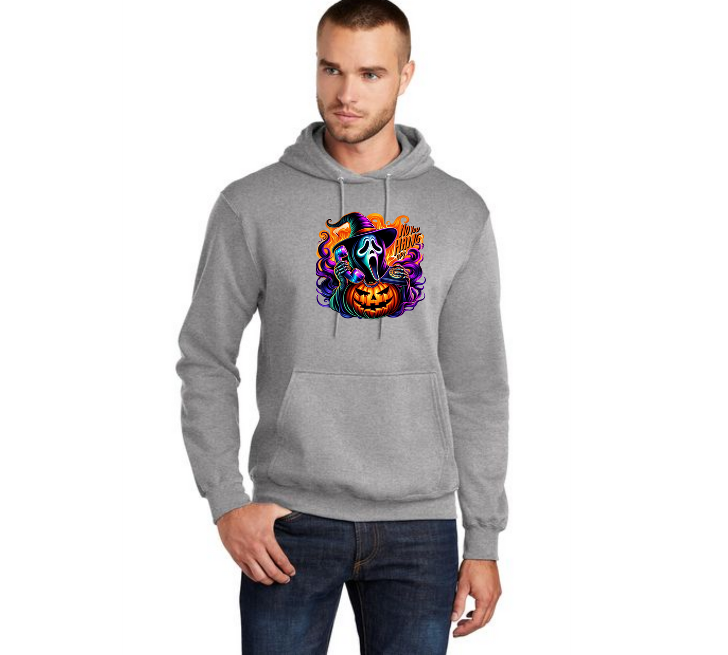 HALLOWEEN PC78H Port & Company® Core Fleece Pullover Hooded Sweatshirt HW-64