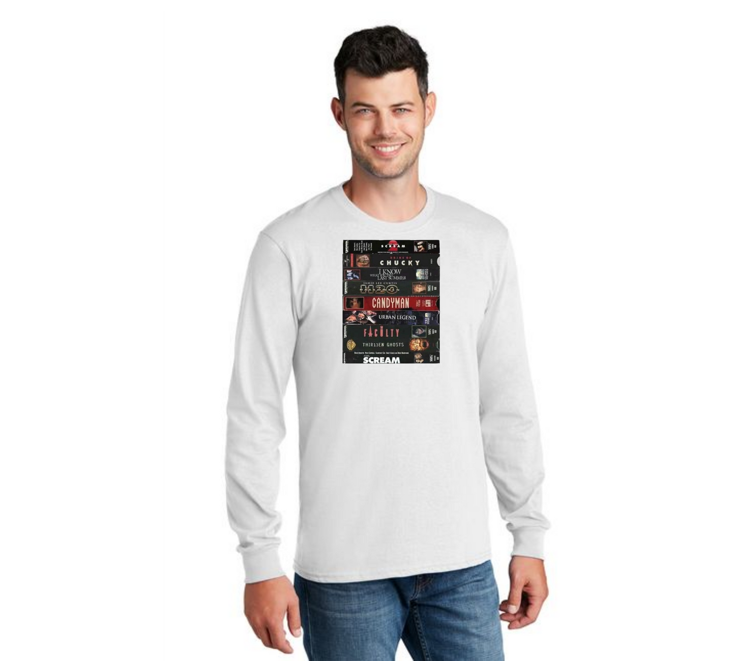 HALLOWEEN PC55LS Port & Company® Long Sleeve Core Cotton Tee HW-65