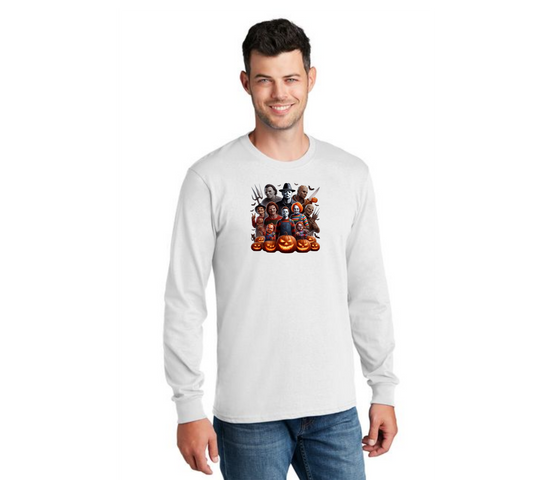 HALLOWEEN PC55LS Port & Company® Long Sleeve Core Cotton Tee HW-66