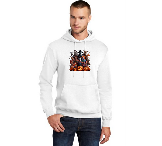 HALLOWEEN PC78H Port & Company® Core Fleece Pullover Hooded Sweatshirt HW-66