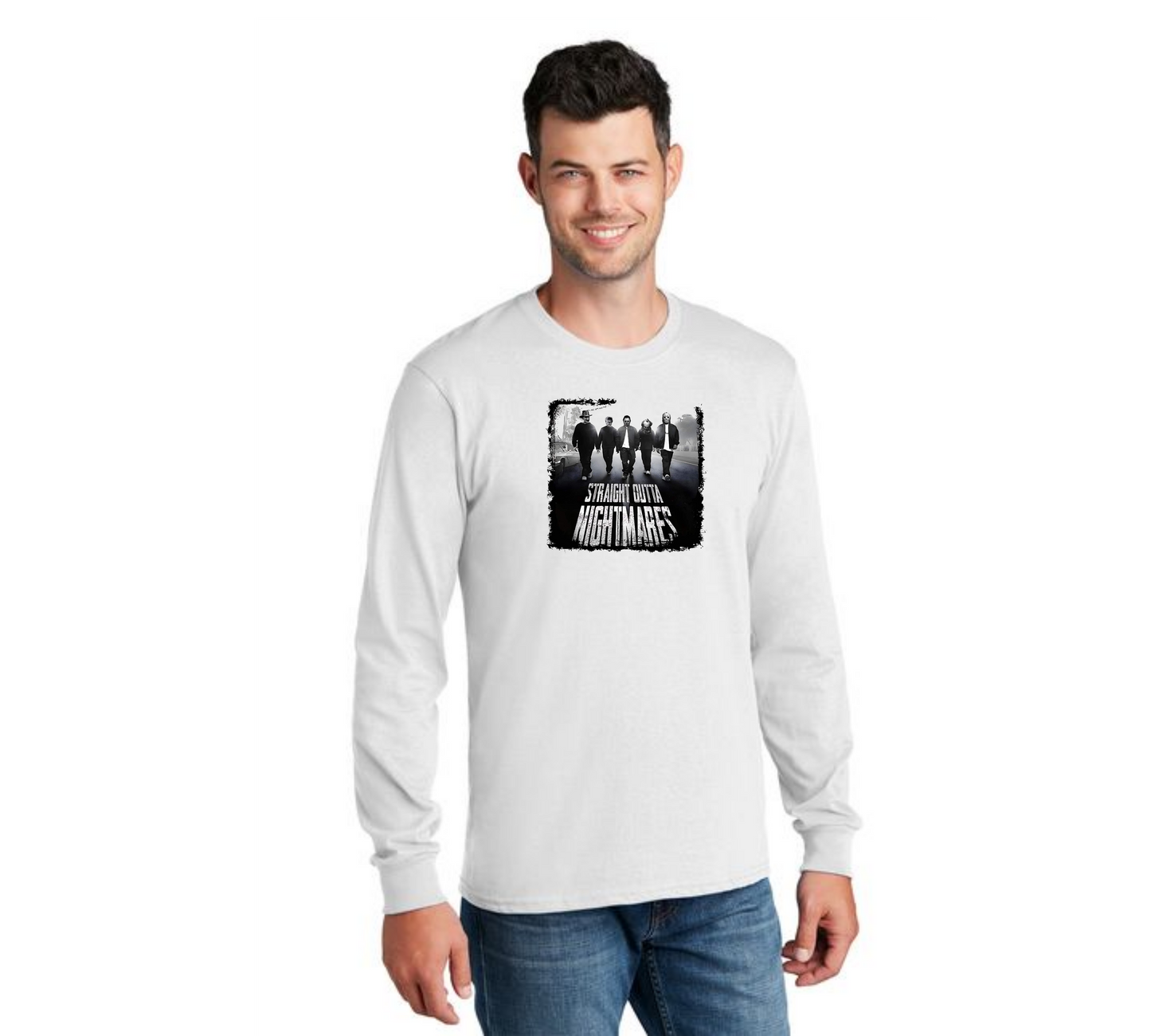 HALLOWEEN PC55LS Port & Company® Long Sleeve Core Cotton Tee HW-67
