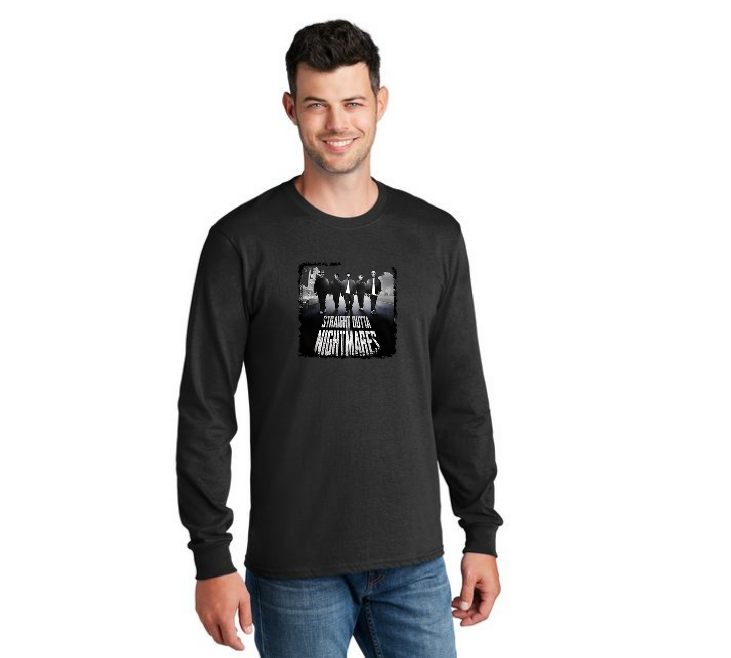 HALLOWEEN PC55LS Port & Company® Long Sleeve Core Cotton Tee HW-67